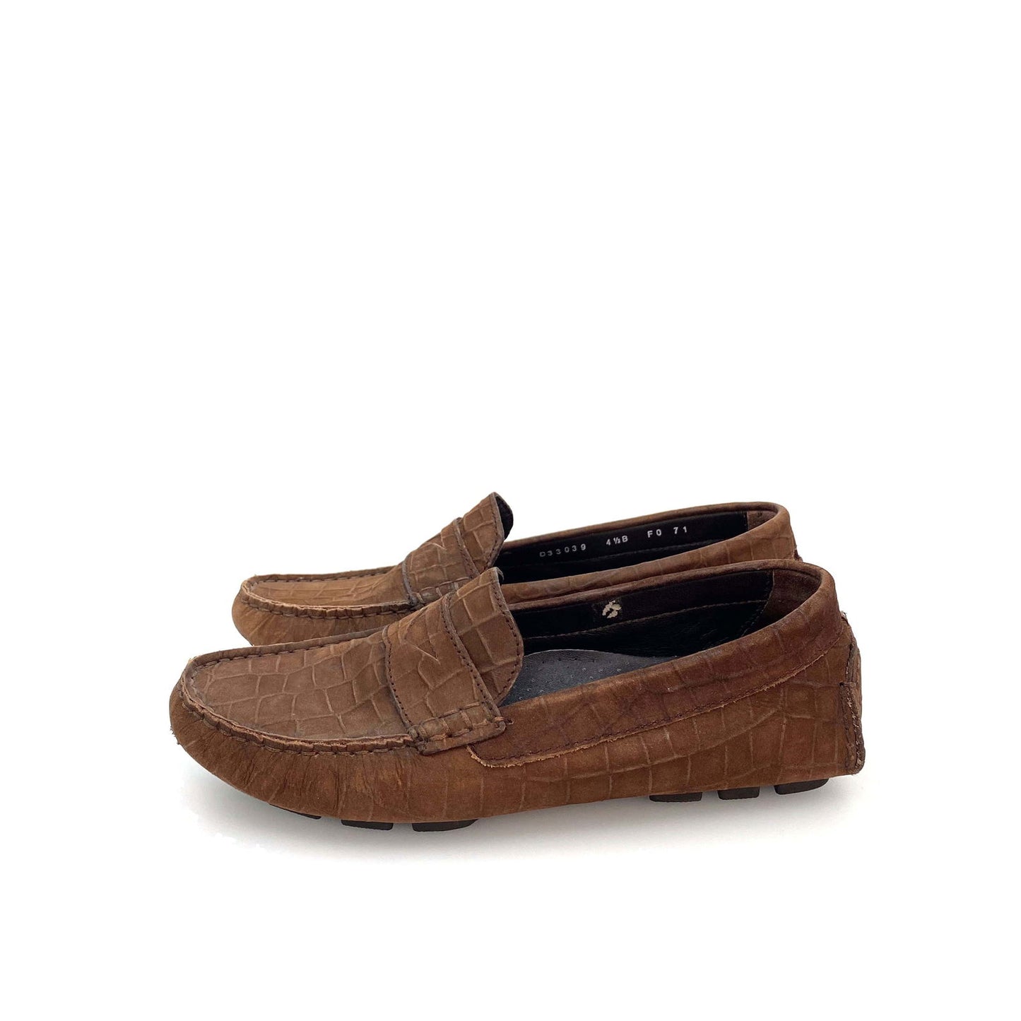 Cole Haan Womens Size 4½ Brown Leather Loafers Animal Print - | Buy at Parsimony Shoppes