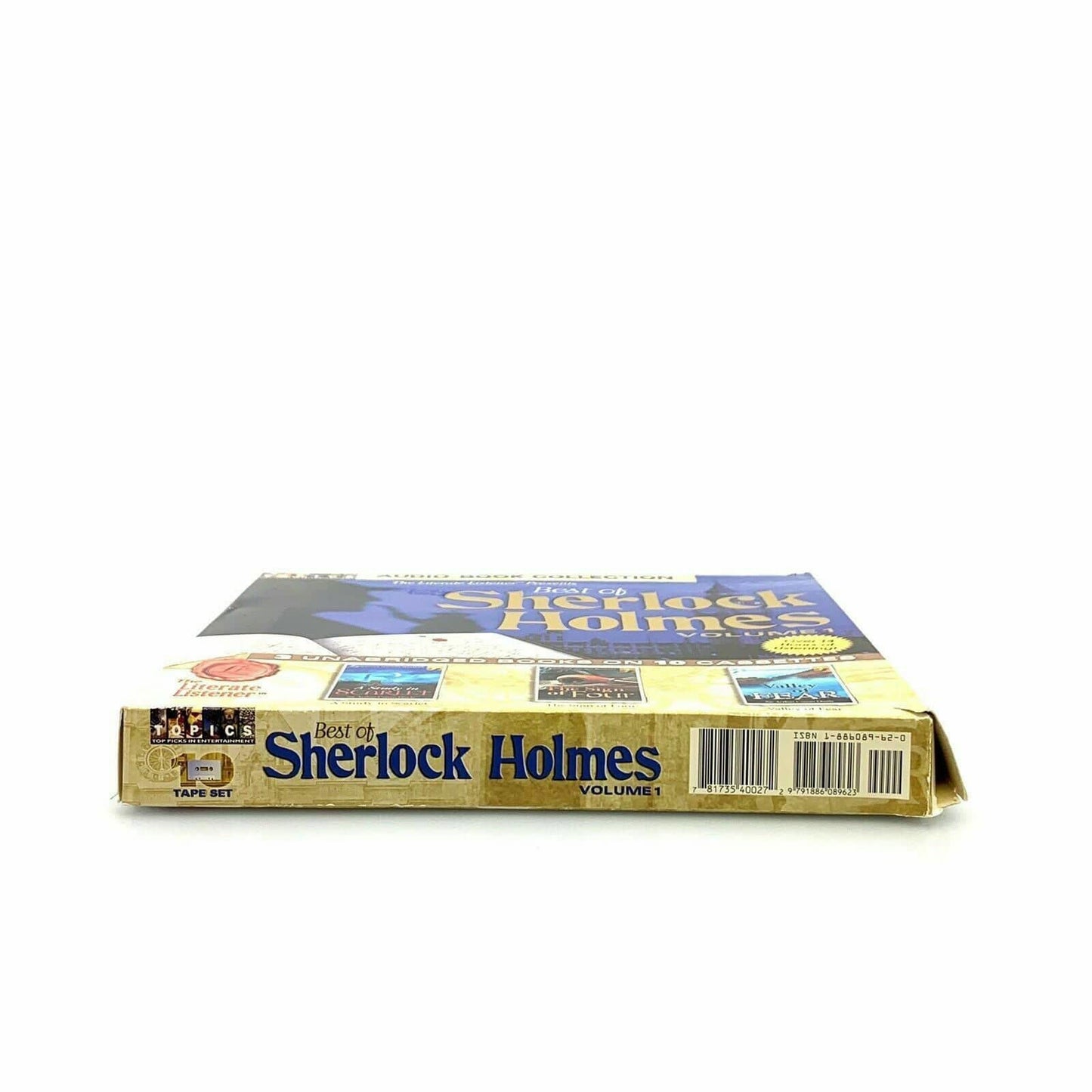 Collection of 3 Sherlock Holmes Audio Books on 10 Cassettes - Literate Listener - | Buy at Parsimony Shoppes