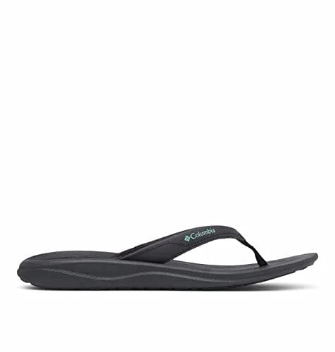 Columbia Womens Size 12 Black Copper Ore Green Flip Flops Rubber Shower Shoes -  | Buy at Parsimony Shoppes