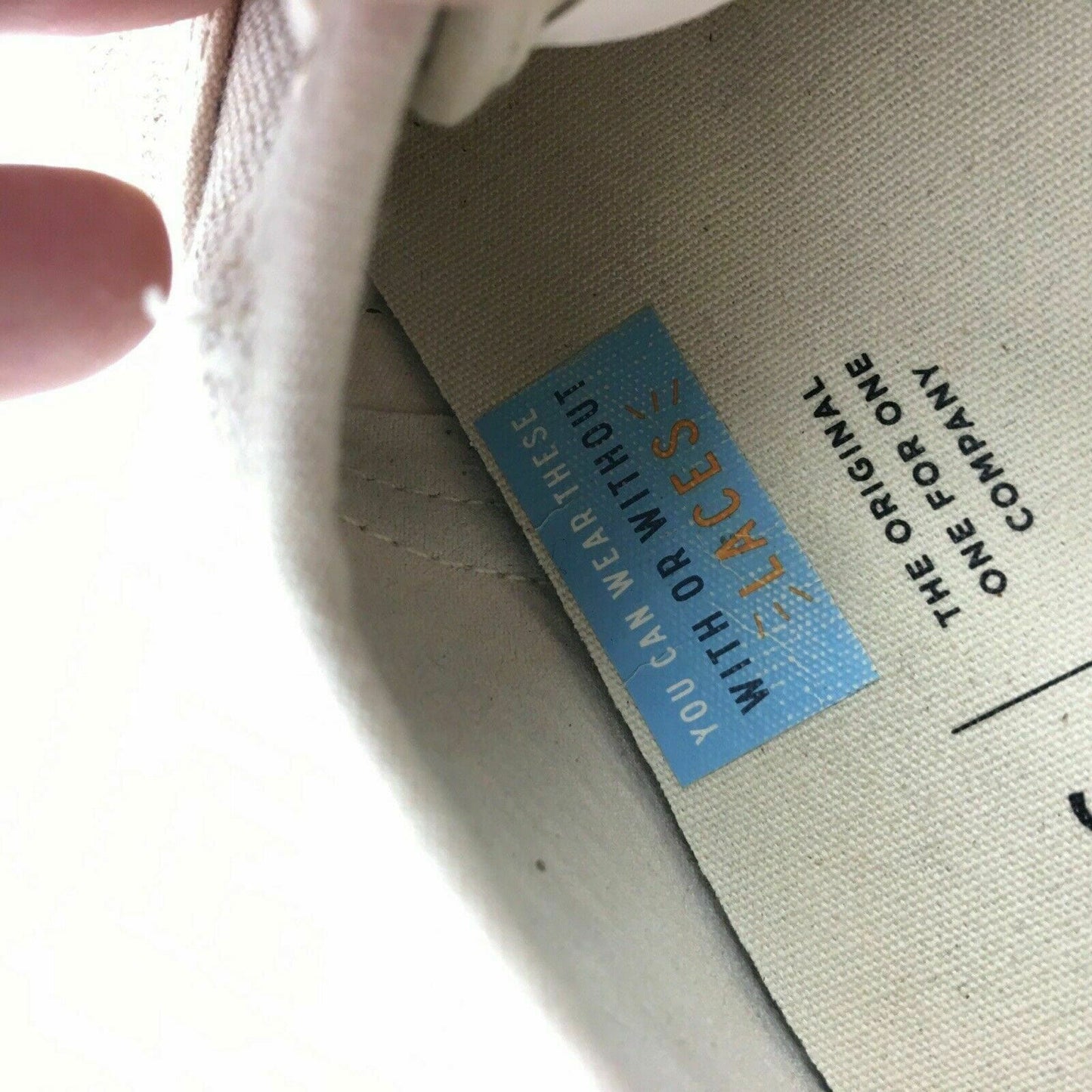 Comfortable Toms Womens Casual Lace Up Shoes - Size 9, Beige Cream - | Buy at Parsimony Shoppes