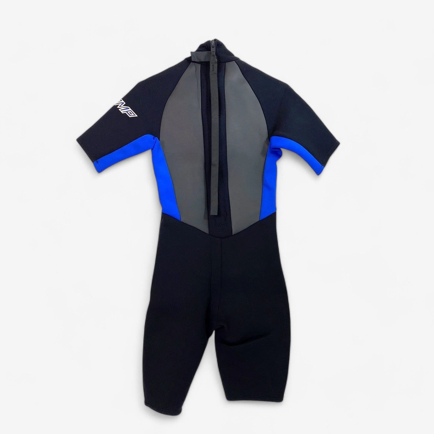 Unisex Short Sleeve and Leg Wetsuit for Diving and Scuba - Black/Blue - Size S