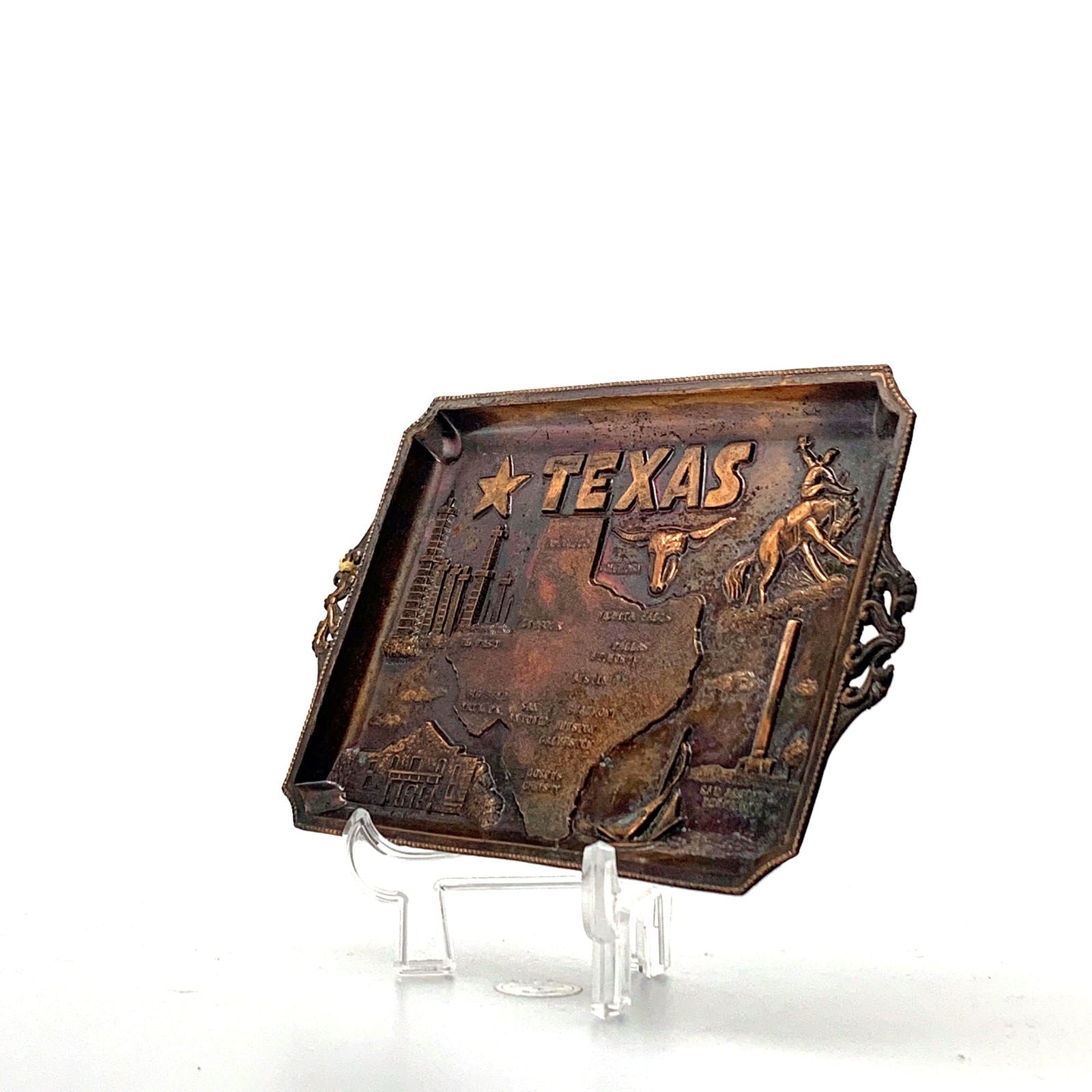 Copper State of Texas Small Tray Keys Change -  | Buy at Parsimony Shoppes