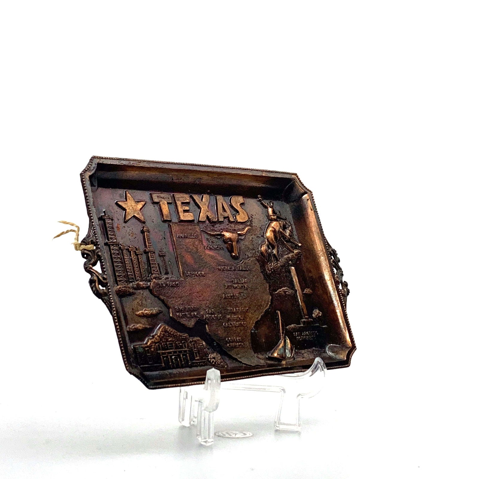 Copper State of Texas Small Tray Keys Change -  | Buy at Parsimony Shoppes