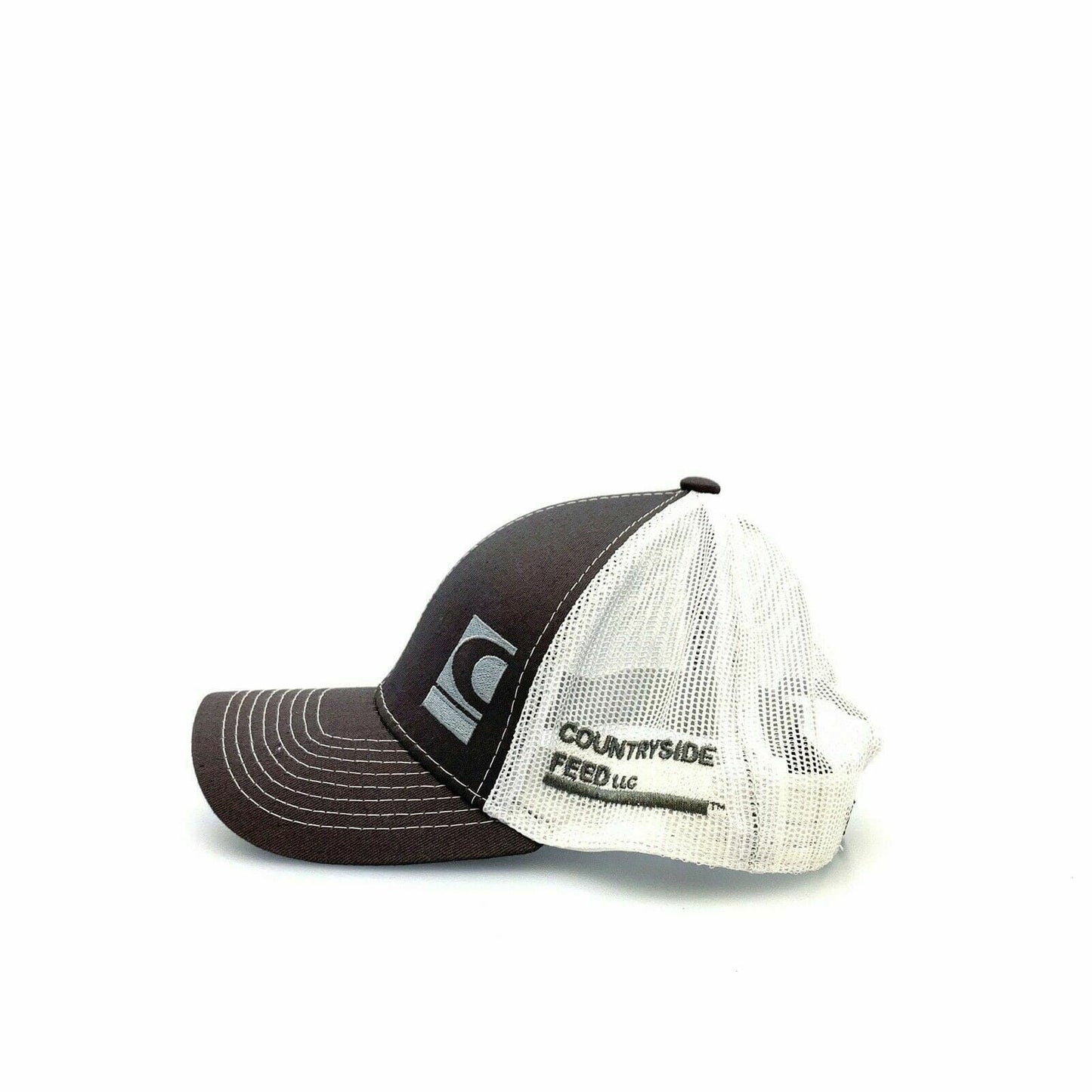 Countryside Feed LLC Mens Mesh SnapBack Trucker Hat, Gray / White - OSFA - | Buy at Parsimony Shoppes