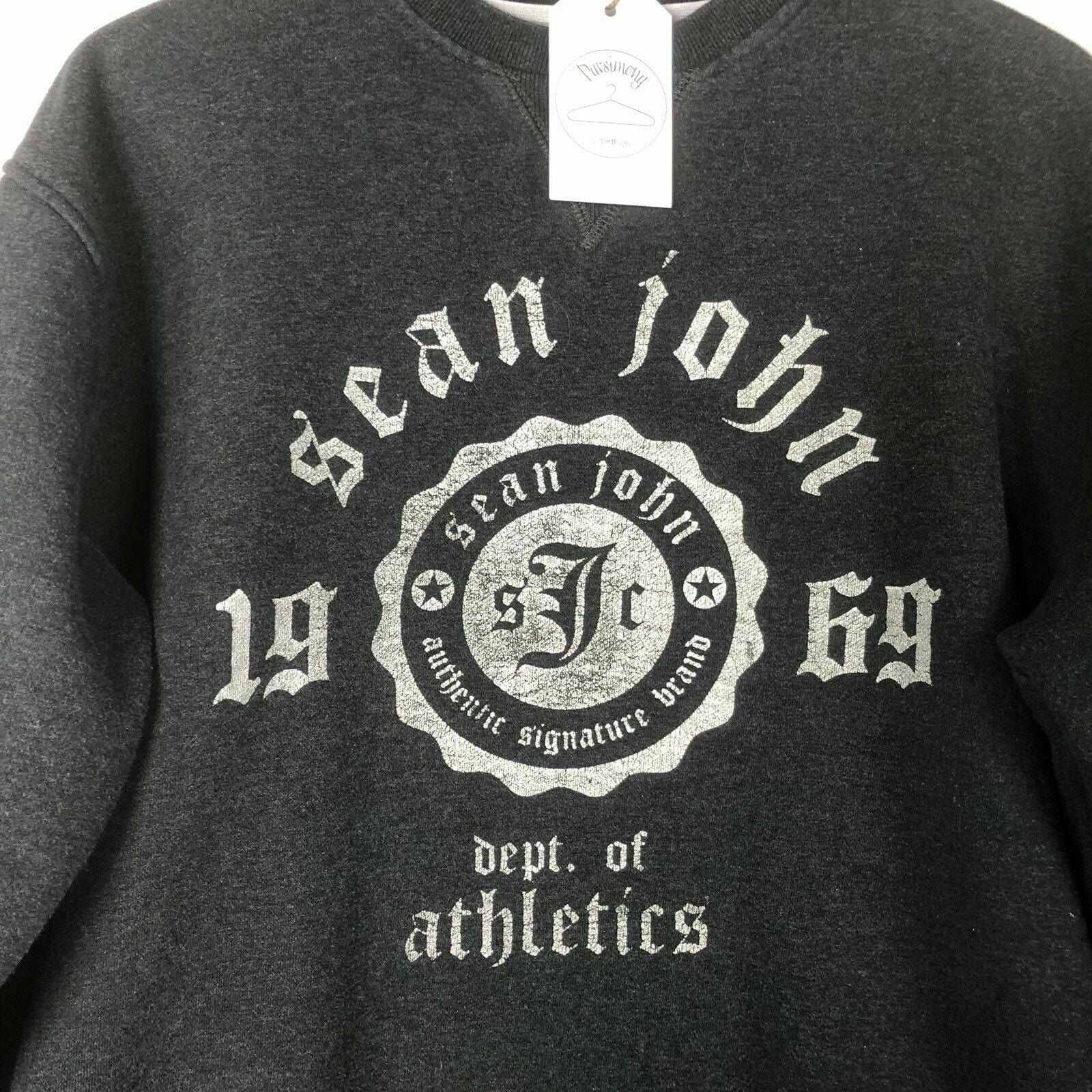 Cozy Sean John Dark Gray Sweatshirt - Mens Size L - Long Sleeve -  | Buy at Parsimony Shoppes