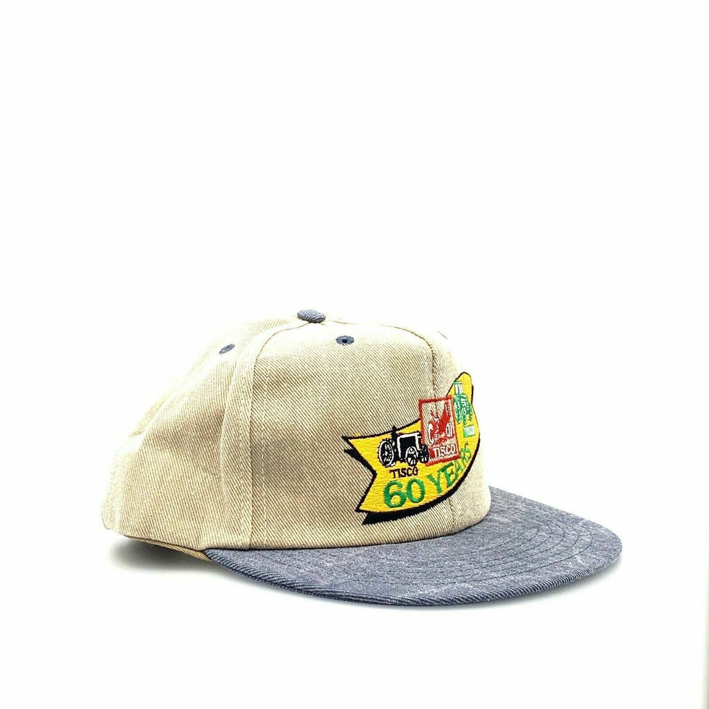 Crown Mfg TISCO 60 YEARS Commemorative Dad Baseball Hat, Beige - OSFA - | Buy at Parsimony Shoppes