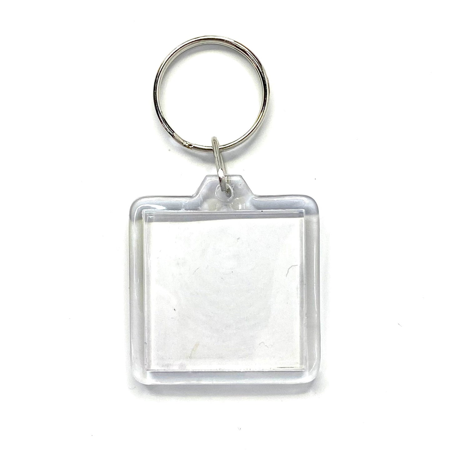 Customizable “Your Image” Souvenir Keychain Key Ring Square Clear Acrylic - | Buy at Parsimony Shoppes