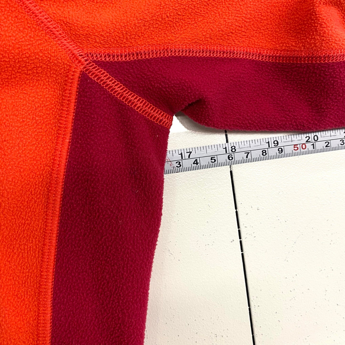 Vibrant The North Face Womens Size S Orange/Purple Fleece ¼ Zip Pullover Sweatshirt Pre-Owned