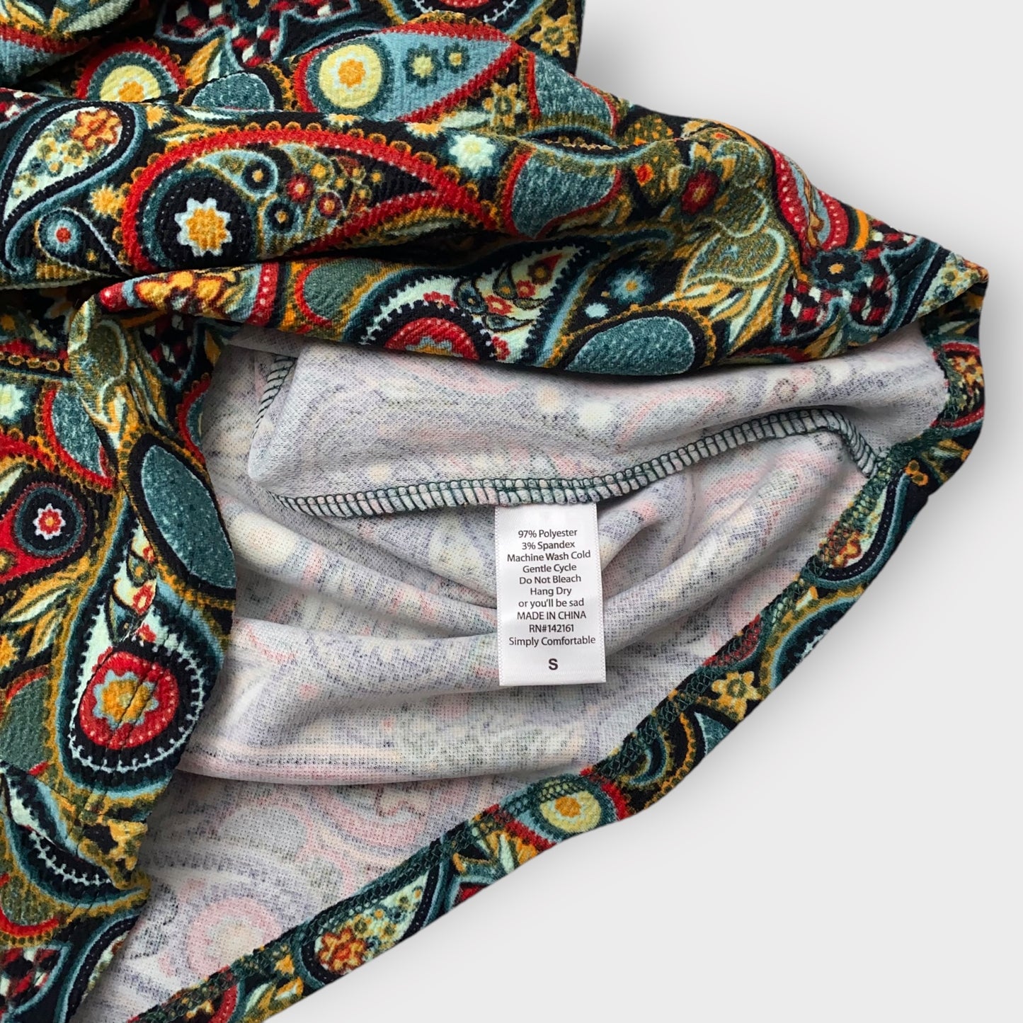 LuLaRoe Cassie Pencil Skirt - Multicolor Paisley - Women's S (4-6) - NWT