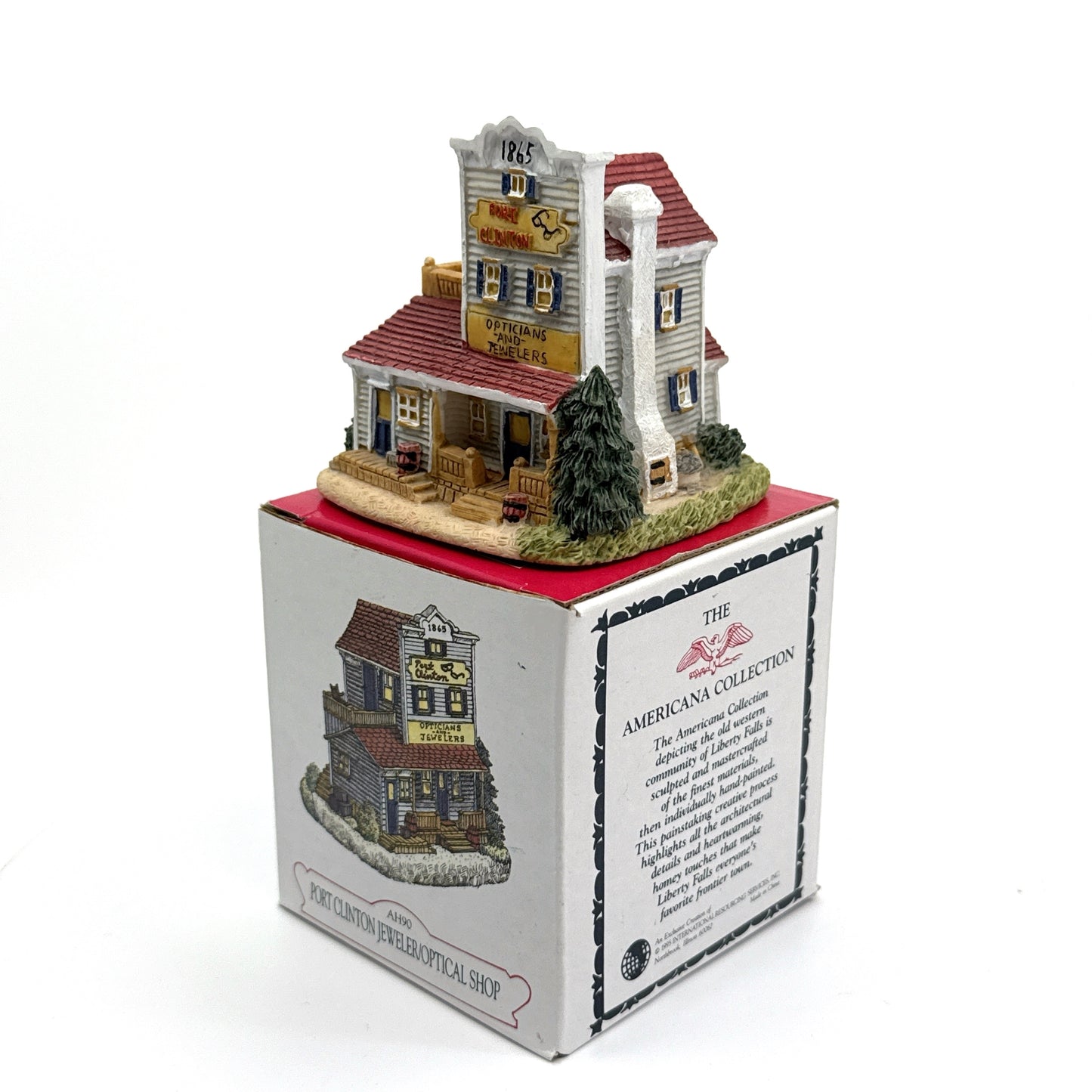 Port Clinton Jeweler / Optical Shop | Liberty Falls Americana Collection - AH90 | 1995 | EUC Original Box