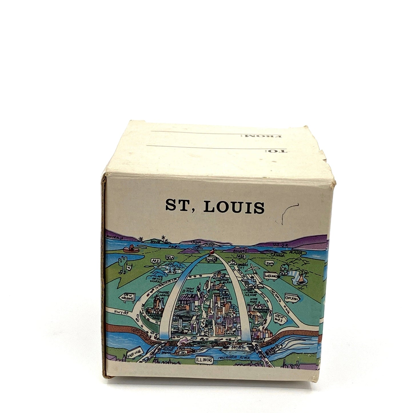 St. Louis, MO. Travel Tourism Souvenir Coffee Cup/Mug 14 Fl Oz