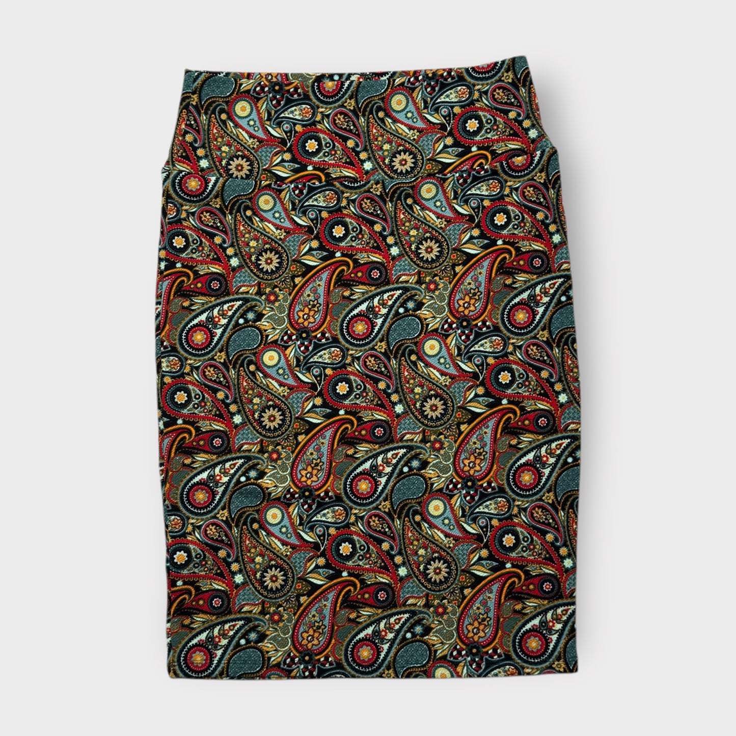 LuLaRoe Cassie Pencil Skirt - Multicolor Paisley - Women's S (4-6) - NWT