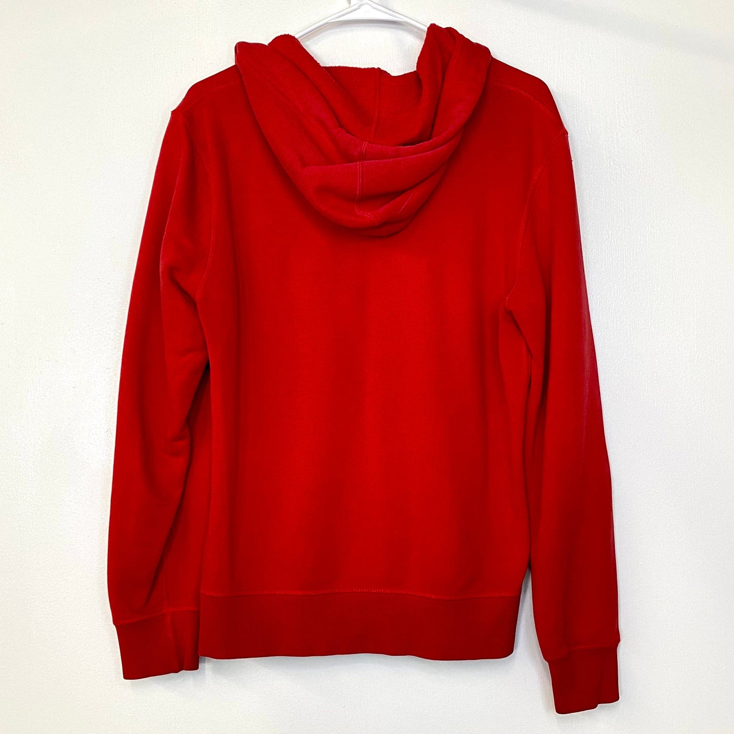 Converse All*Star Mens Size M Red Full Zip-Up Sweatshirt L/s