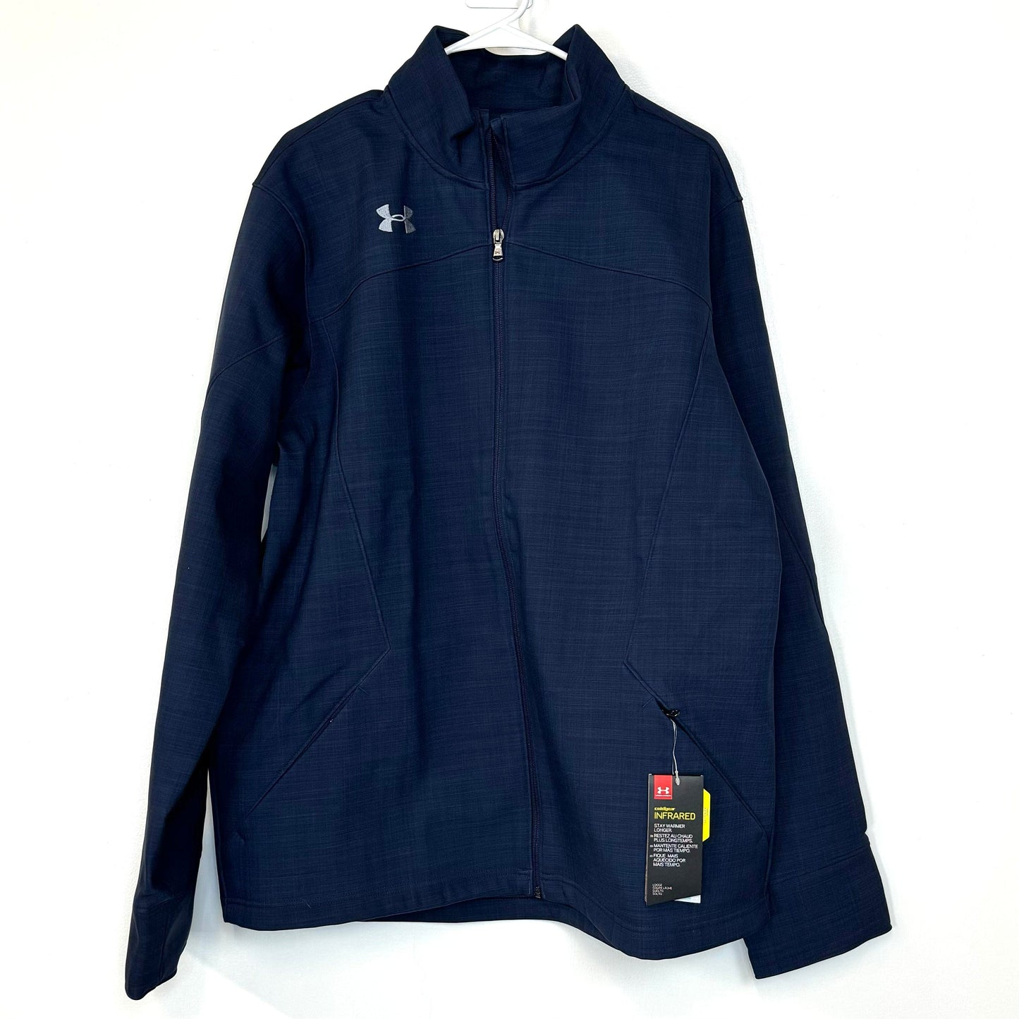 Under Armour Men’s ColdGear Infrared Shield Soft Shell Jacket | Blue | XL (46-48) | Water-Repellent | NWT