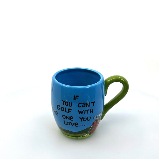 Novelty ‘If You Can’t With the Ones You Love’ Ceramic Coffee Mug Pre-Owned