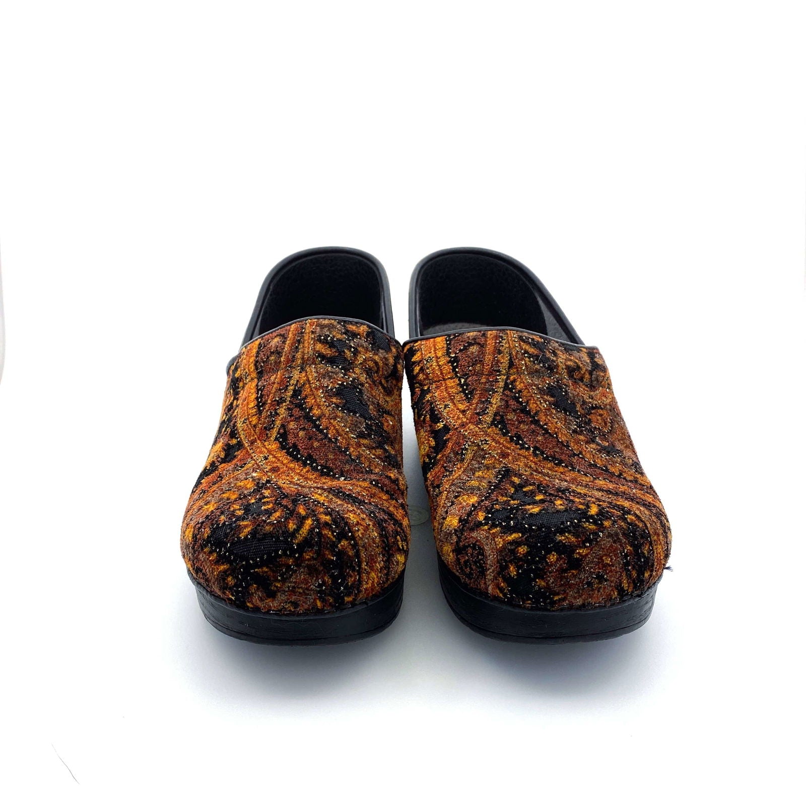 Dansko | Paisley Fabric Tapestry Comfort Shoes Clogs | Color: Multicolor | Size: 37 | Pre-Owned -  | Buy at Parsimony Shoppes