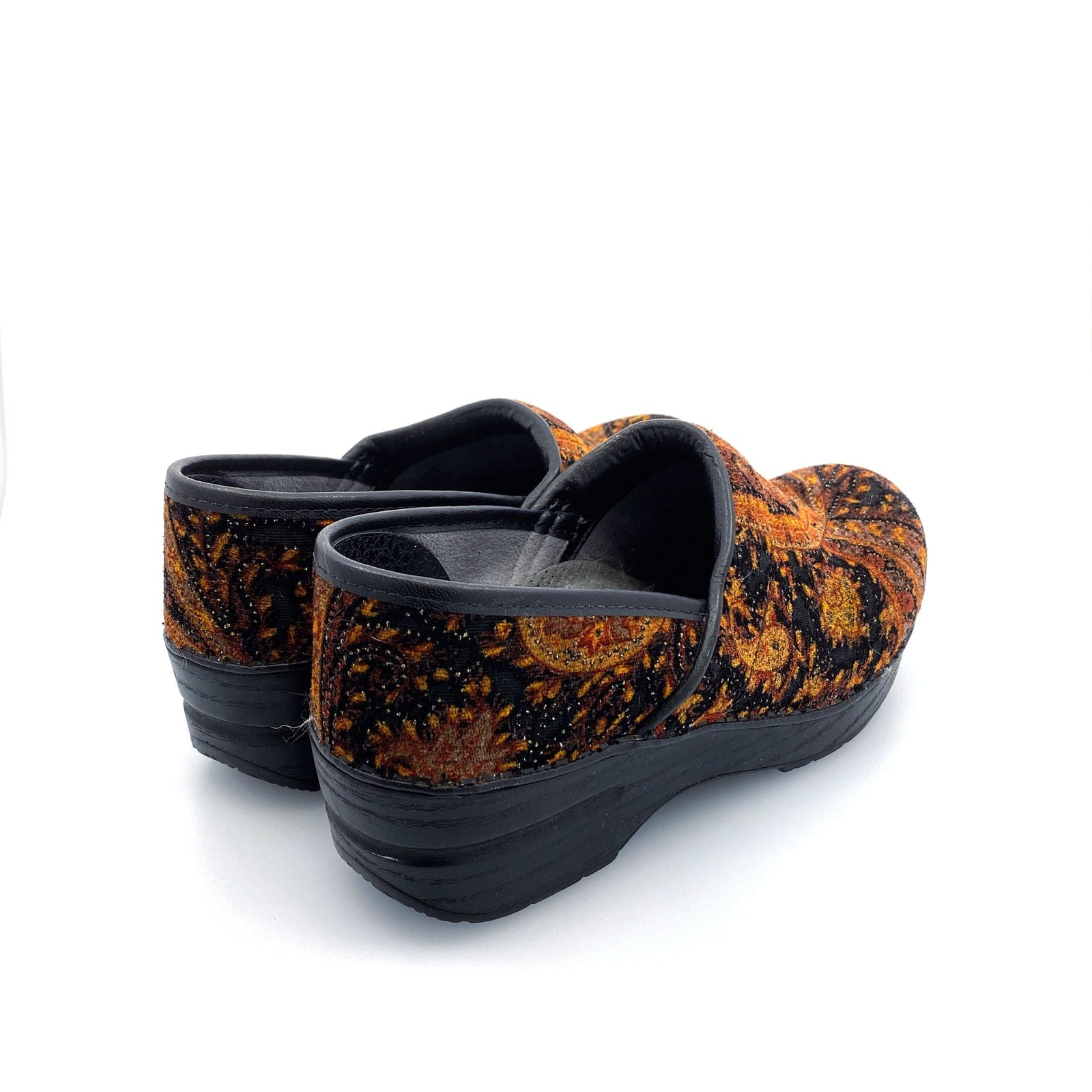 Dansko | Paisley Fabric Tapestry Comfort Shoes Clogs | Color: Multicolor | Size: 37 | Pre-Owned -  | Buy at Parsimony Shoppes
