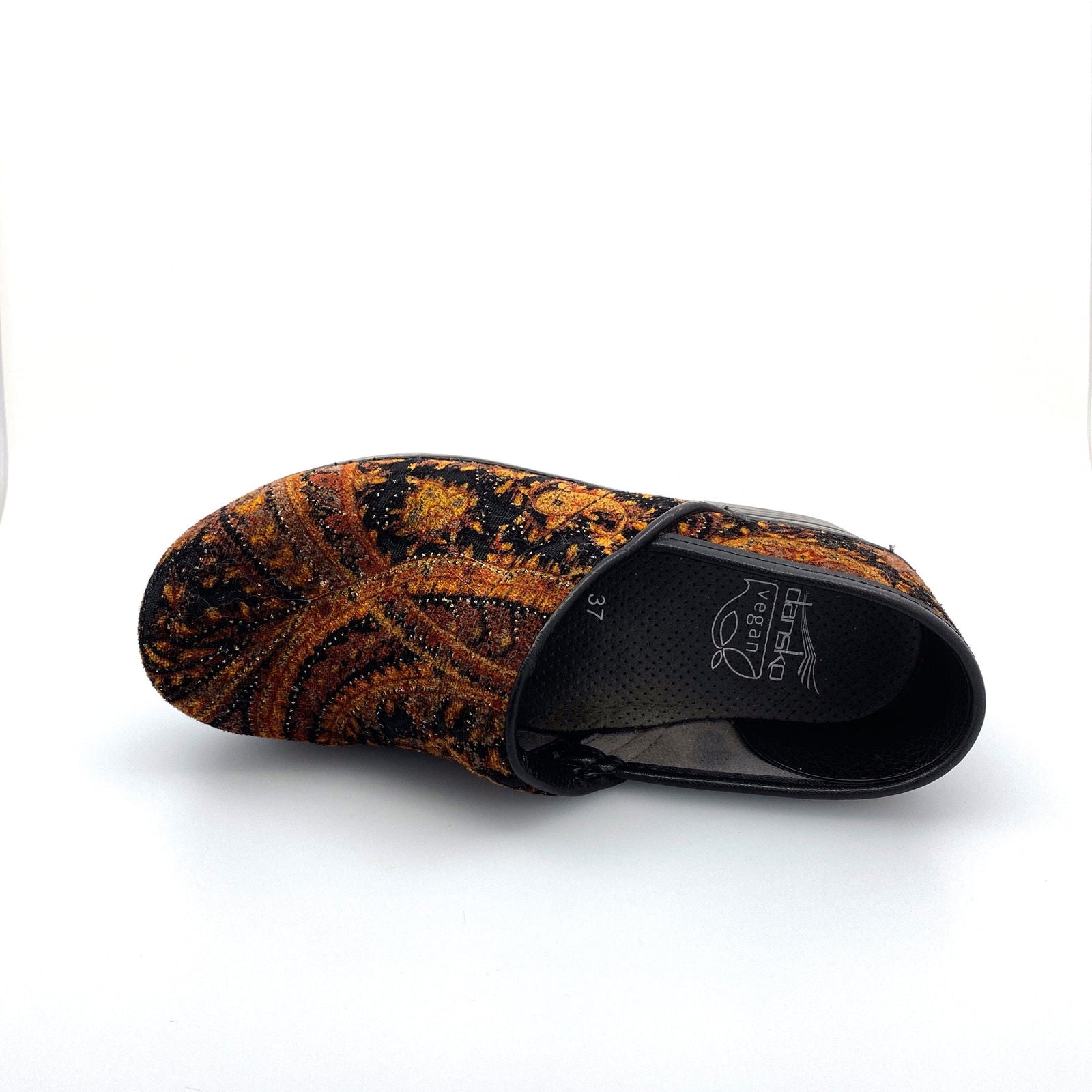 Dansko | Paisley Fabric Tapestry Comfort Shoes Clogs | Color: Multicolor | Size: 37 | Pre-Owned -  | Buy at Parsimony Shoppes