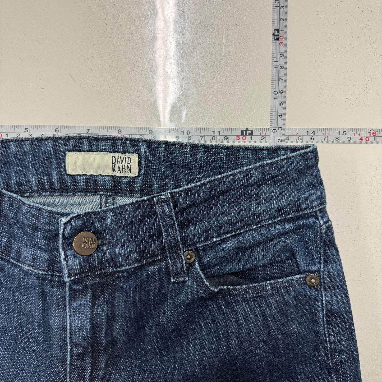 David Kahn | Womens Janis Bell Bottom Jeans | Color: Dark Blue | Size: 27 | GUC - | Buy at Parsimony Shoppes