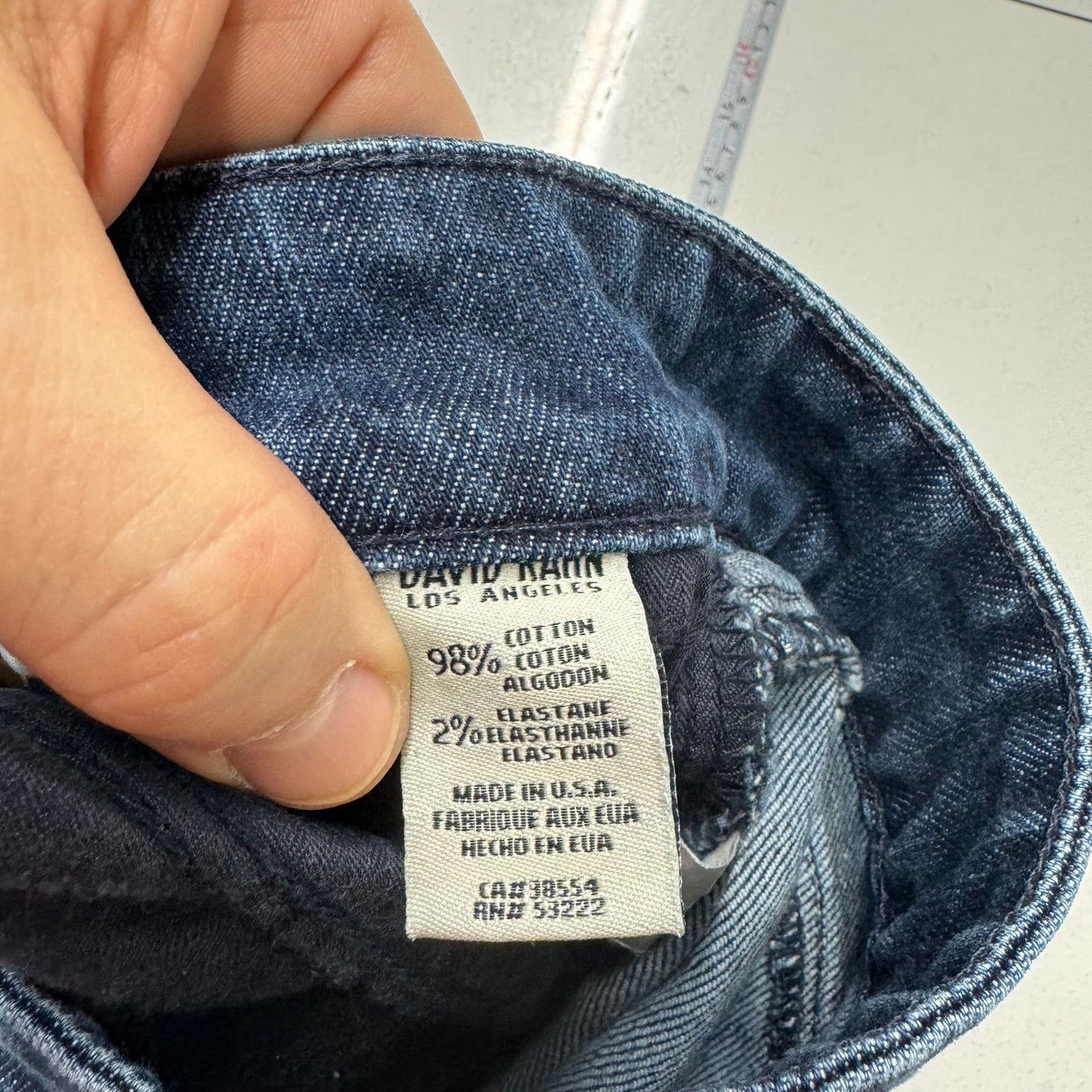 David Kahn | Womens Janis Bell Bottom Jeans | Color: Dark Blue | Size: 27 | GUC - | Buy at Parsimony Shoppes