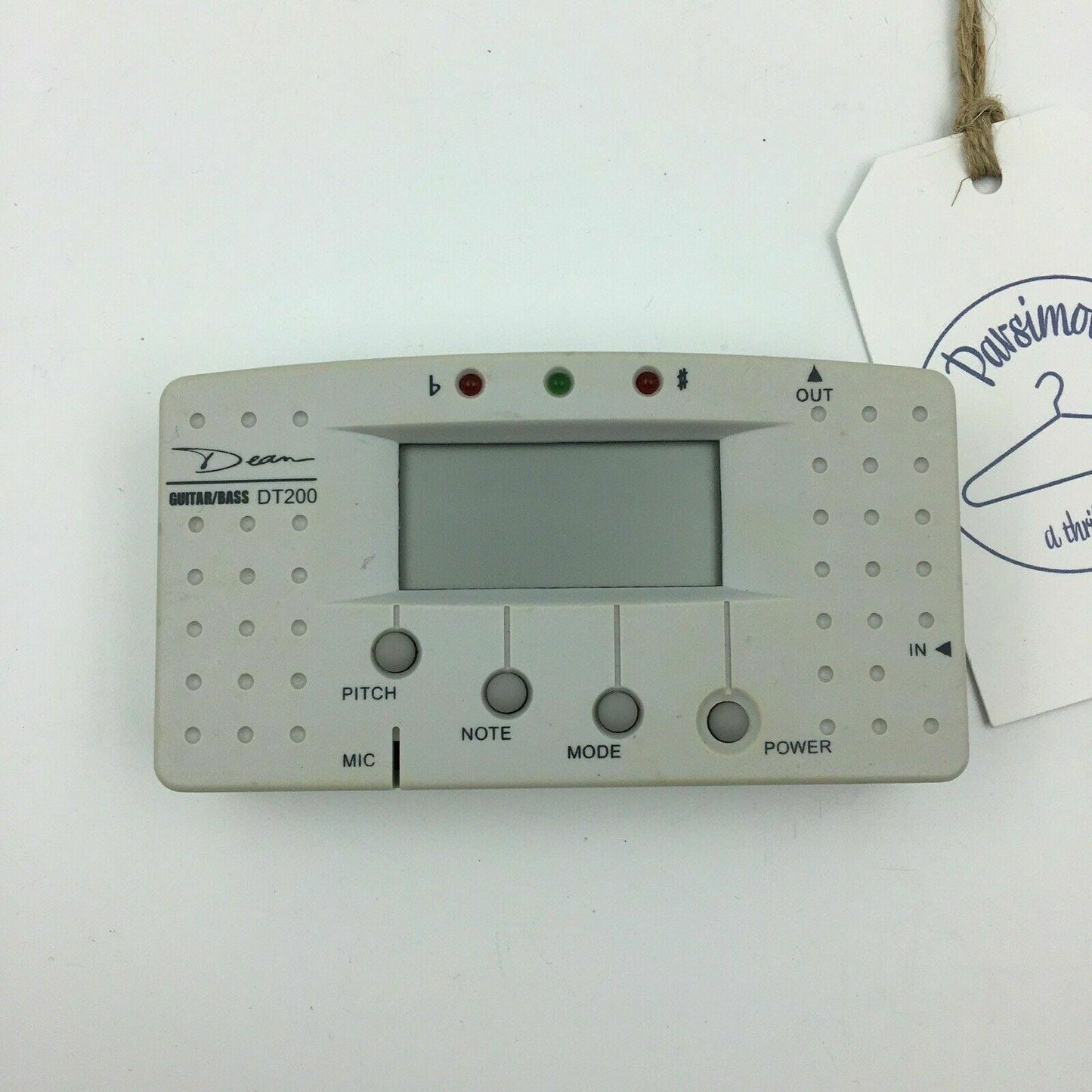 Dean DT200 Guitar Bass Electric Tuner TESTED: Works! 9V Battery Powered - | Buy at Parsimony Shoppes