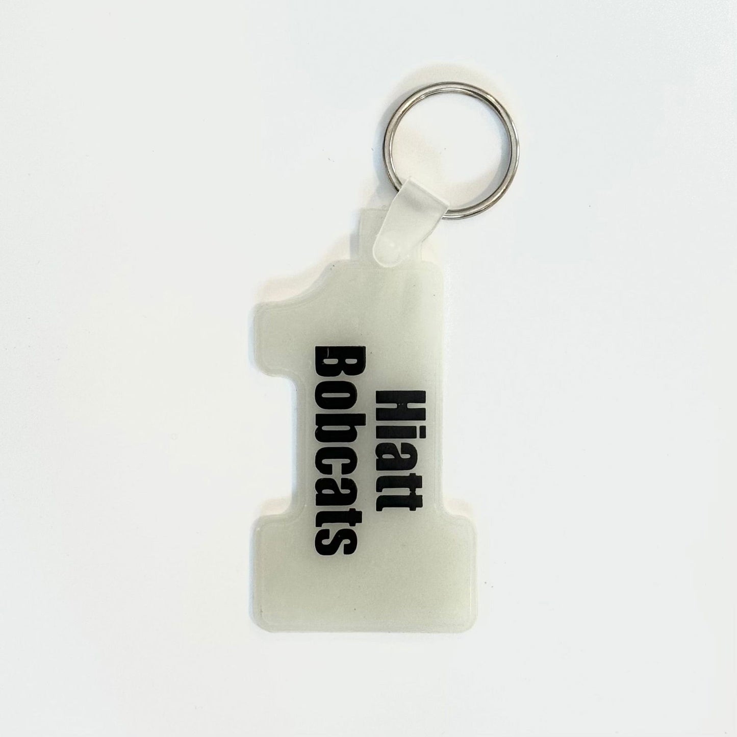 Des Moines, IA Hiatt Bobcats #1 Plastic Keychain Key Ring, Used - | Buy at Parsimony Shoppes