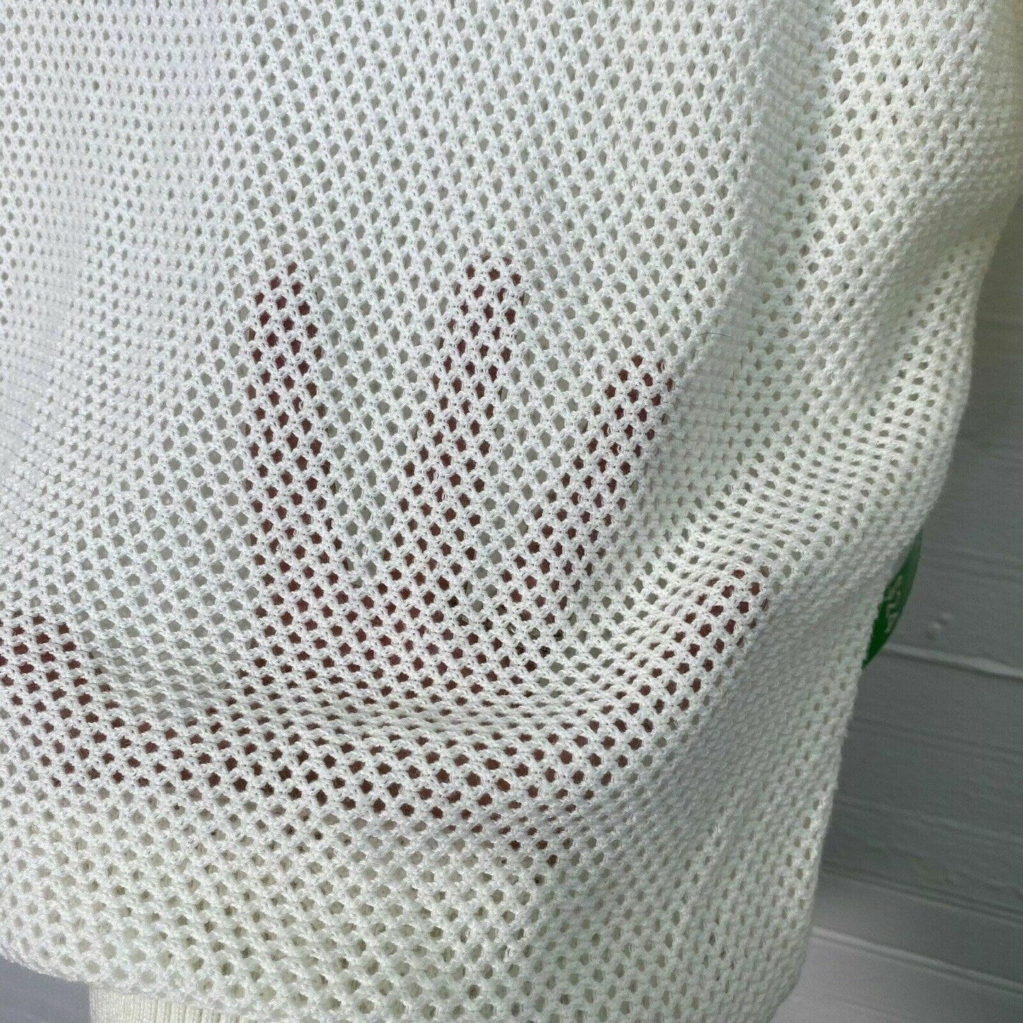 Dip Womens Size S White Mesh Sweater Top ½ Sleeve NWT - | Buy at Parsimony Shoppes
