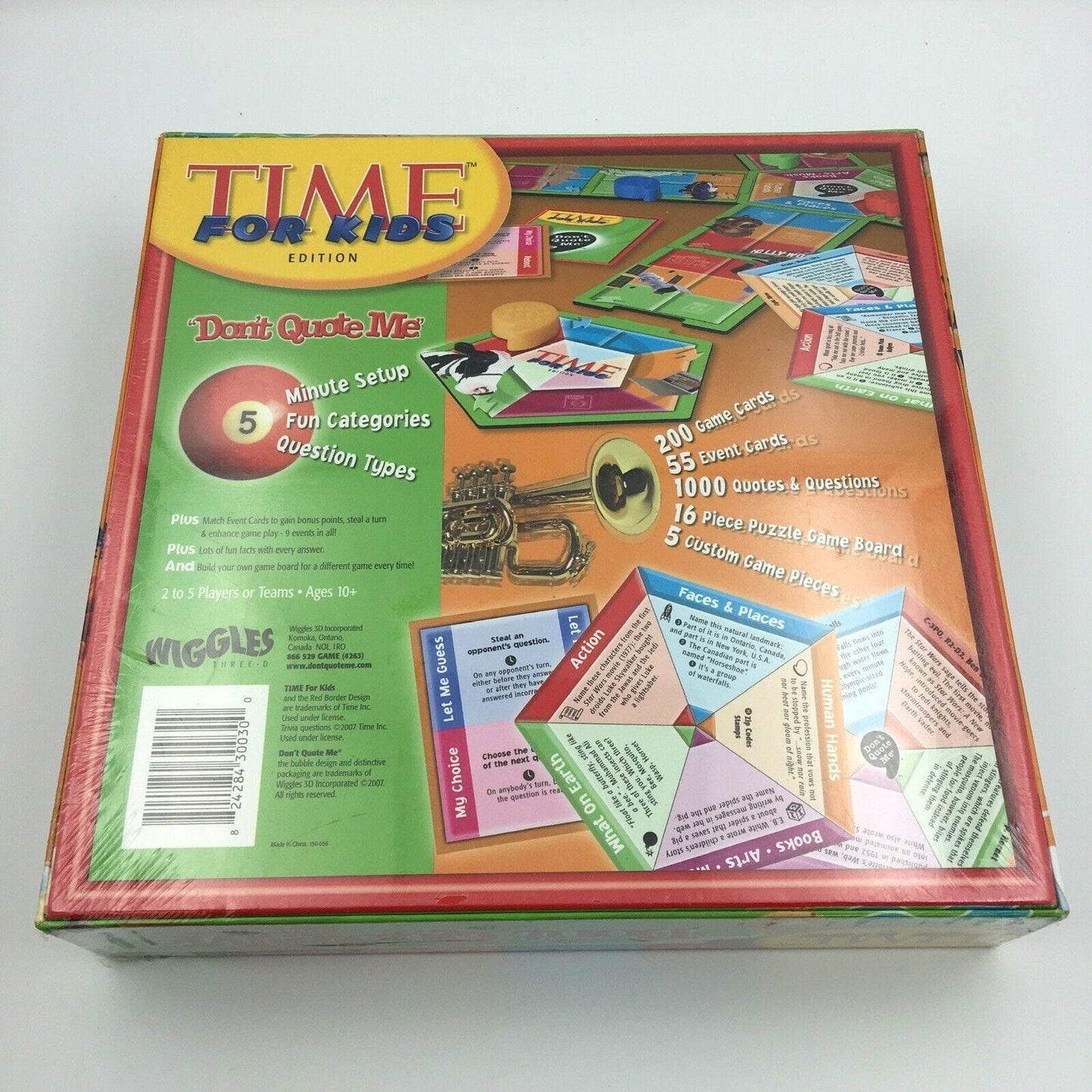 Dont Quote Me TIME FOR KIDS EDITION 2007 NIB - | Buy at Parsimony Shoppes