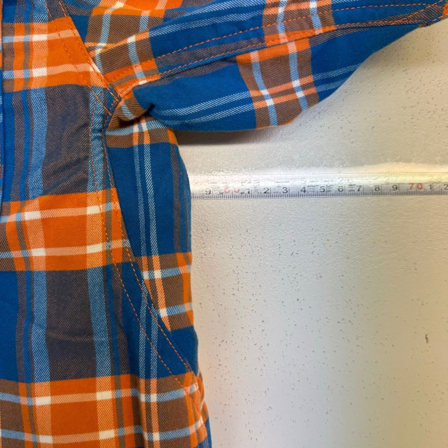 Duluth Trading | Alaskan Hardgear Standard Fit Plaid Flannel Shirt | | Color: Blue/Orange | Size: L | Pre-Owned - | Buy at Parsimony Shoppes