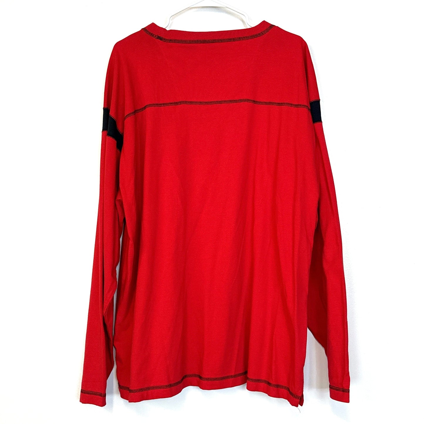 Pro Edge Men's Nebraska Huskers Training Long Sleeve T-Shirt - Size XL - Black/Red