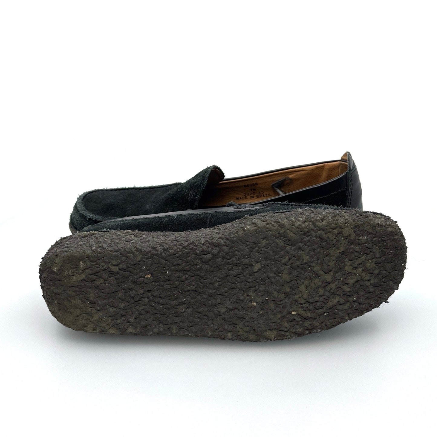 Lands’ End | Venetian Suede Crepe Sole Loafers | Size: 7M | Color: Black | EUC