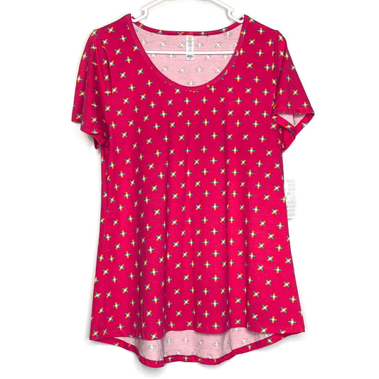 LuLaRoe Womens M Pink ‘Jacks’ Classic T S/s Top NWT