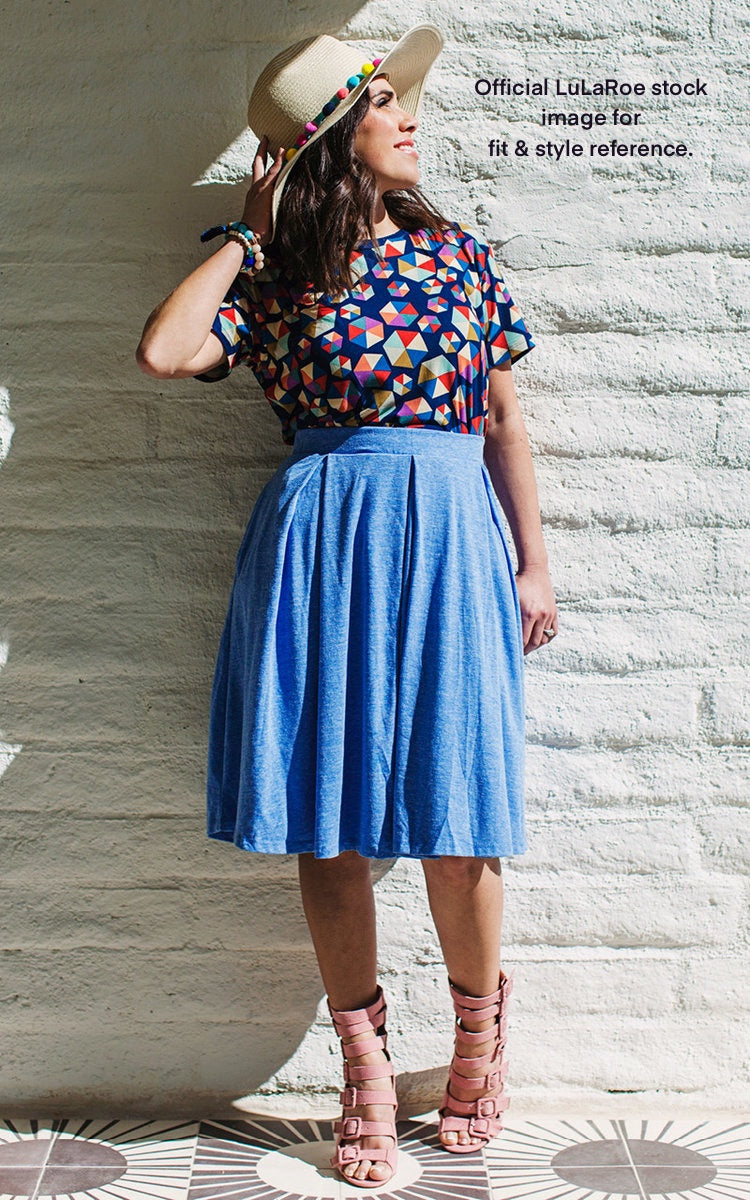 LuLaRoe Madison Pleated Skirt w/Pockets | M (10-12) | Neon Southwestern | NWT