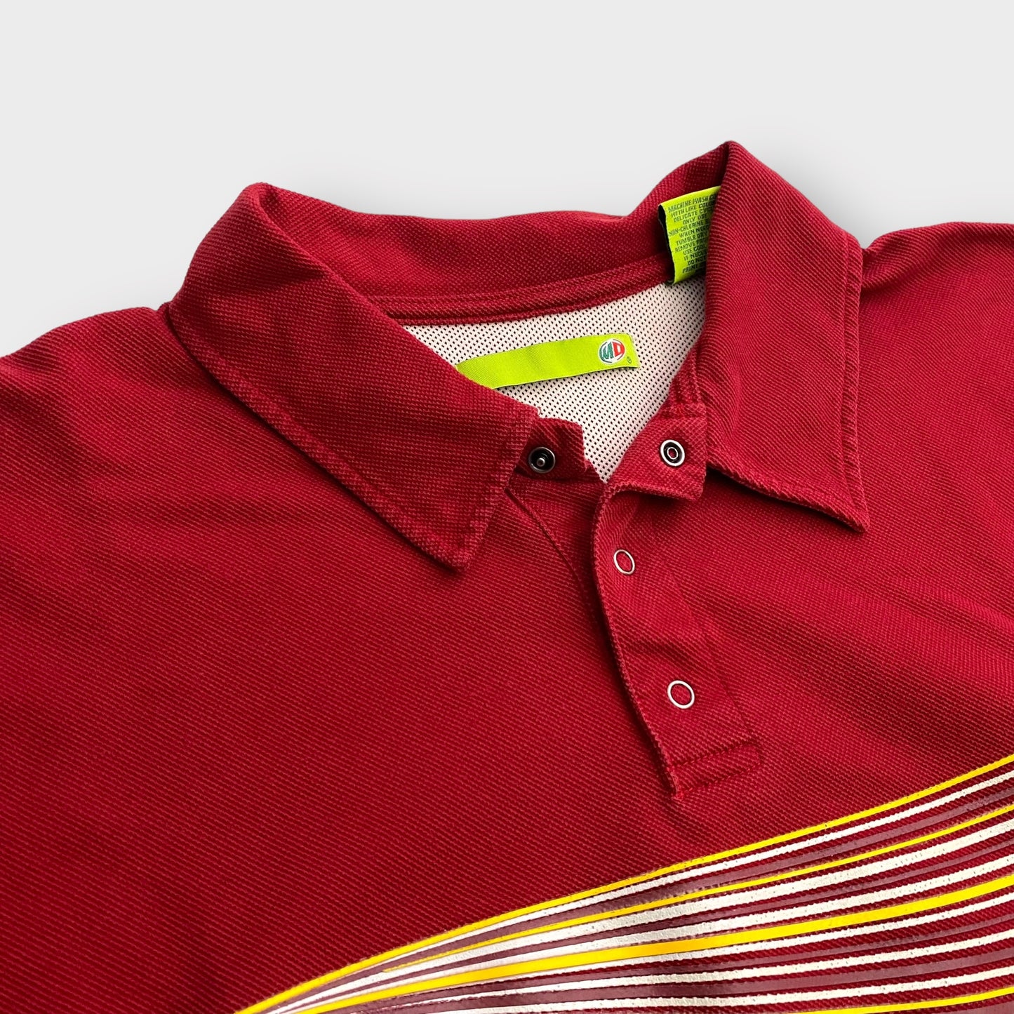 Mountain Dew Men's Short Sleeve Polo Golf Shirt - XL - Red - EUC