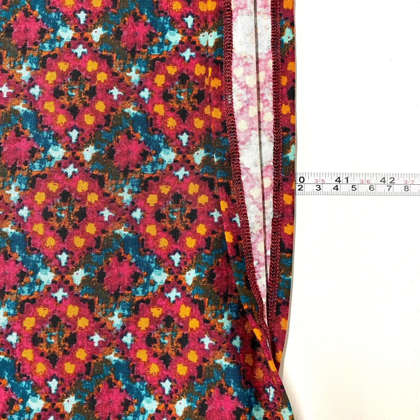 LuLaRoe Julia Bodycon Dress | L (12-14) | Red/Orange | Mandala | NWT