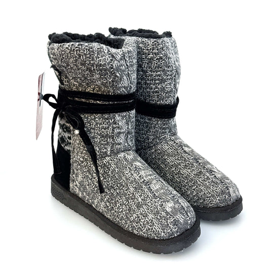Muk Luks Essentials | Womens Clementine Boot | Color: Dark Gray | Size: 6 | NWT