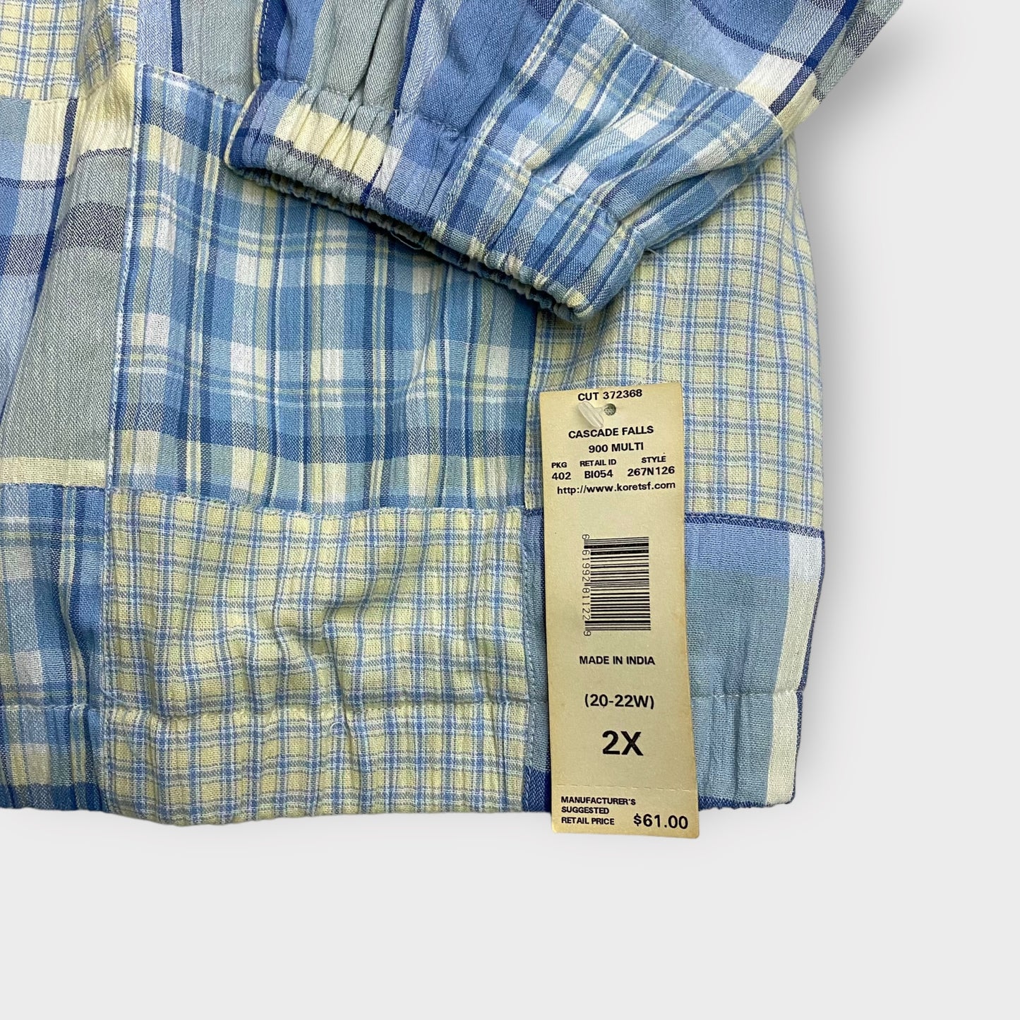 Koret Francisca Women's Patchwork Jacket - 2X - Full Zip - Vintage NWT