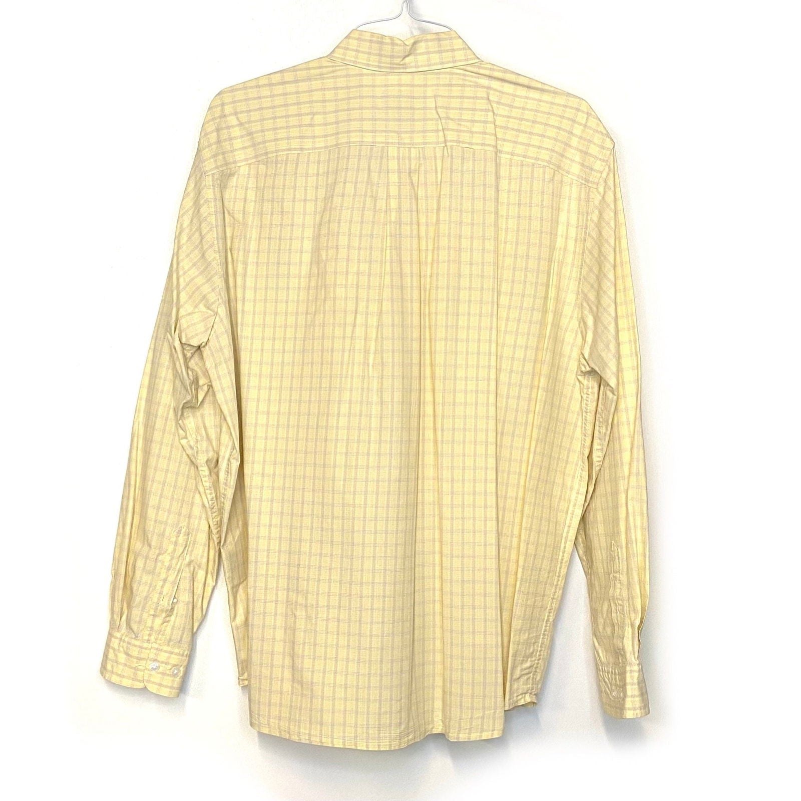 Eddie Bauer Mens Size XL Yellow Gray Mini Check Button-Down Dress Shirt L/s -  | Buy at Parsimony Shoppes