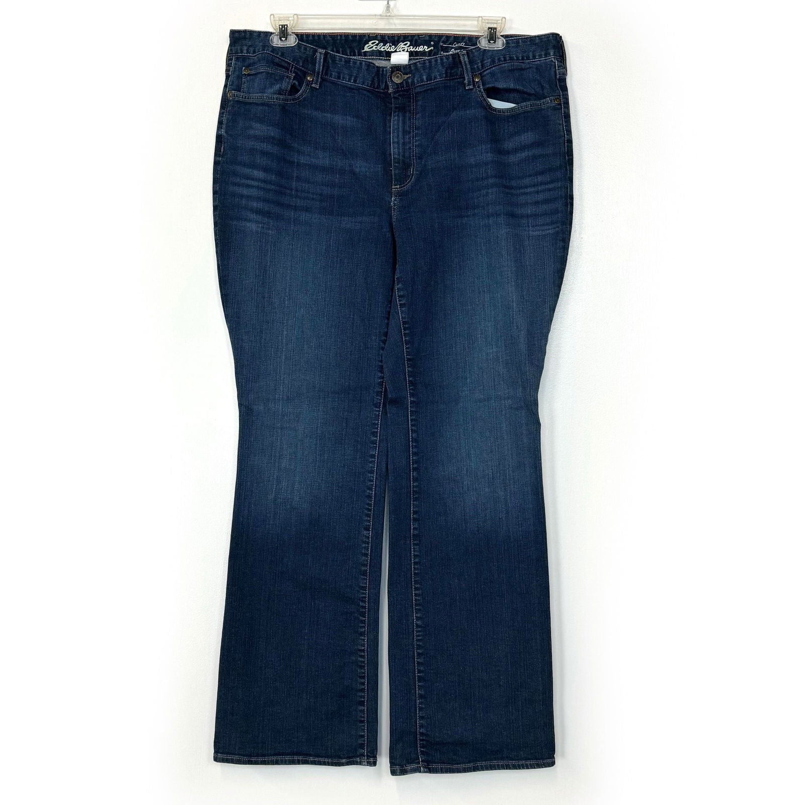 Eddie Bauer | Womens Curvy Bootcut Jeans | Color: Blue | Size: 20 | Pre-Owned -  | Buy at Parsimony Shoppes