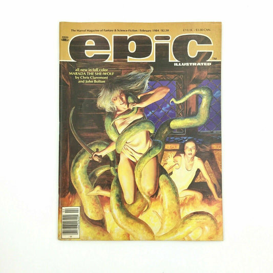 Epic The Marvel Magazine Of Fantasy & Science Fiction February 1984 -  | Buy at Parsimony Shoppes