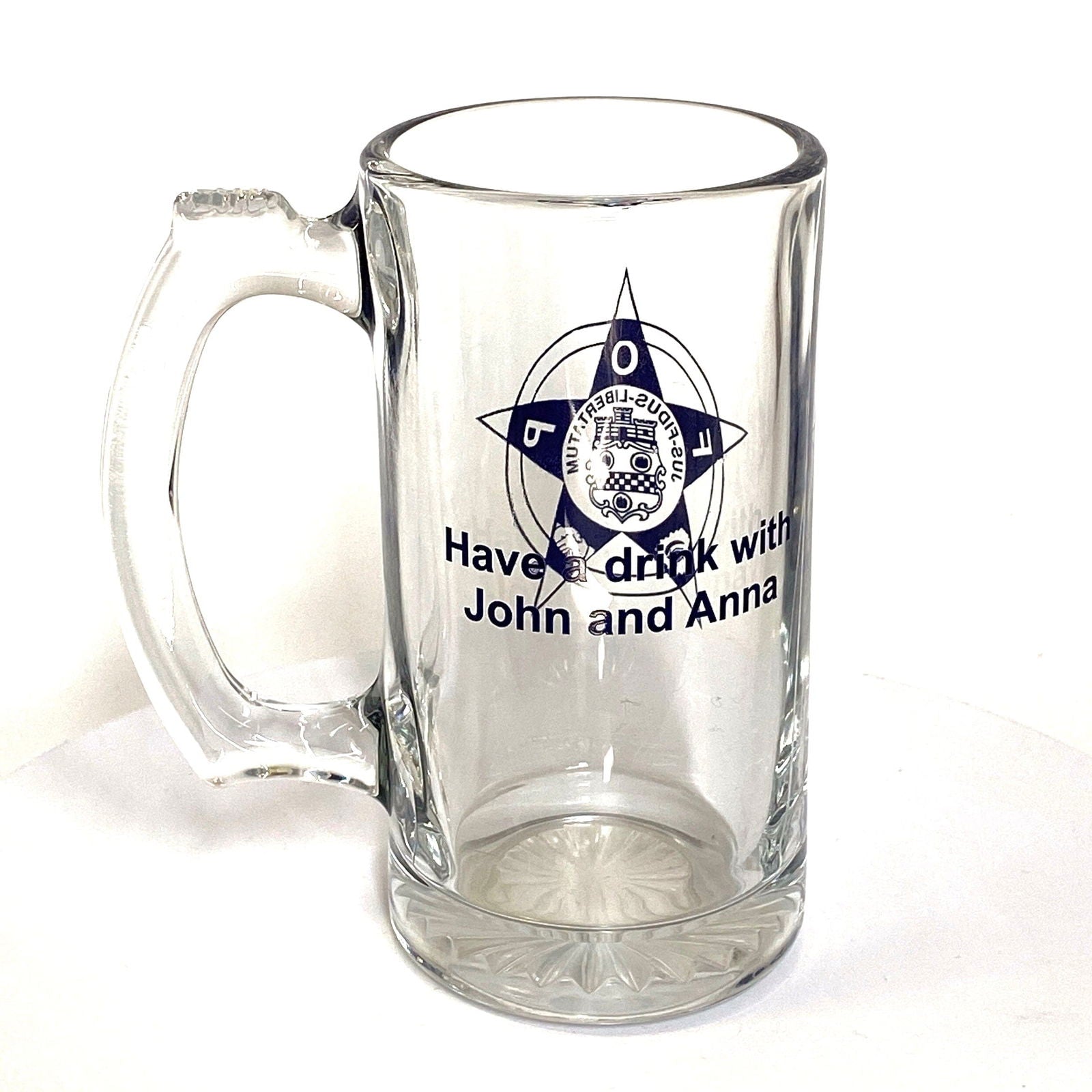 Excellent Fraternal Order of Police Clear Glass Mug -  | Buy at Parsimony Shoppes