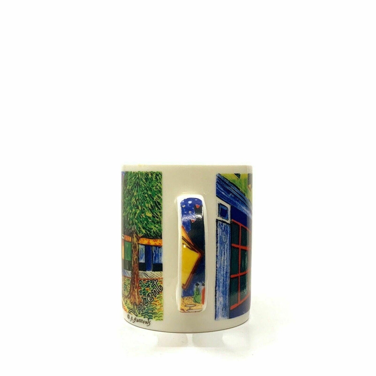 Exquisite Starbucks J. Burrows Terrace At Night Ceramic Coffee Cup 14oz - | Buy at Parsimony Shoppes