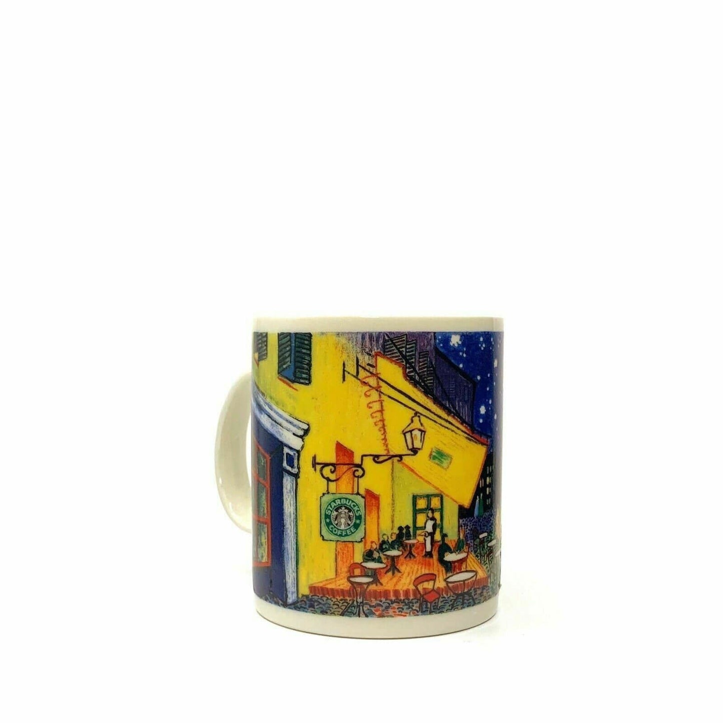Exquisite Starbucks J. Burrows Terrace At Night Ceramic Coffee Cup 14oz - | Buy at Parsimony Shoppes