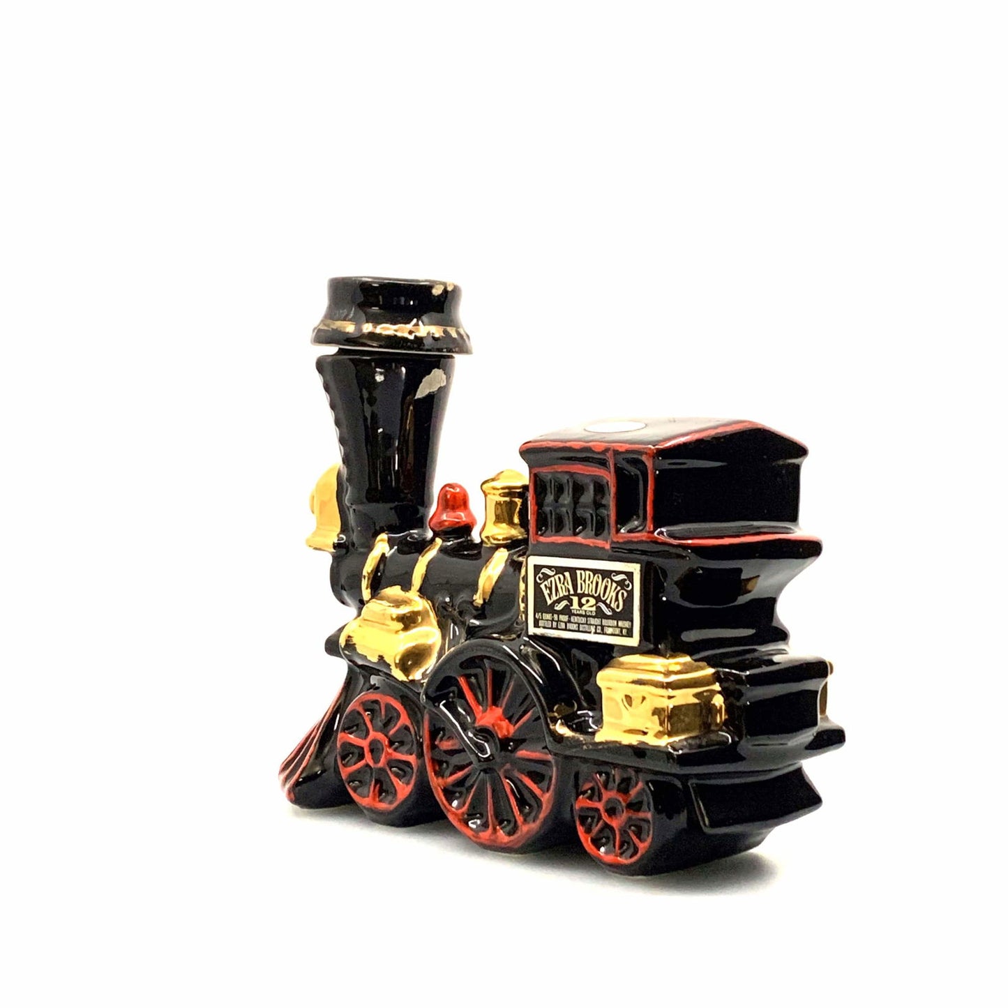 Ezra Brooks Bourbon Whiskey #12 Train Engine Decanter 4/5 Qt - | Buy at Parsimony Shoppes