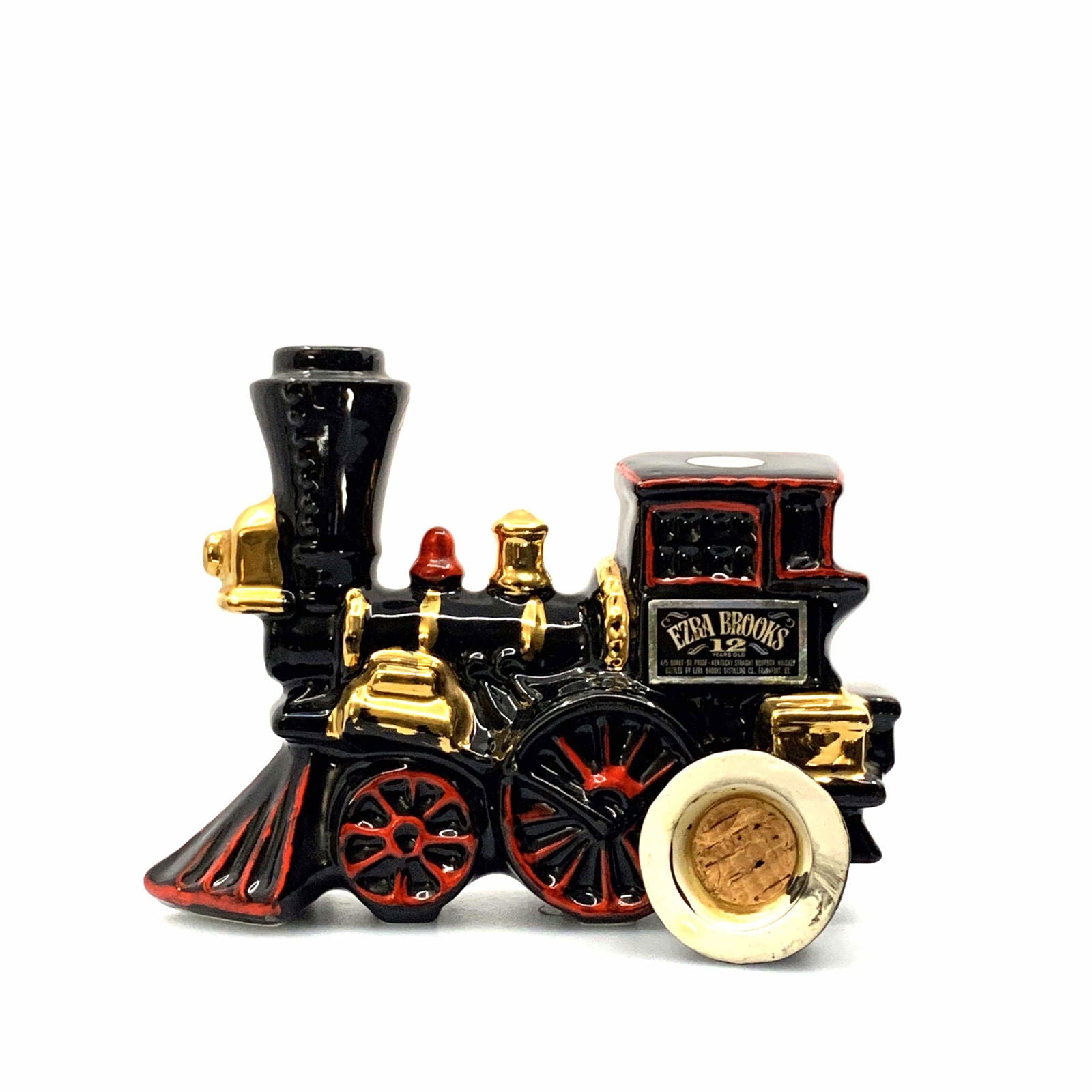 Ezra Brooks Bourbon Whiskey #12 Train Engine Decanter 4/5 Qt -  | Buy at Parsimony Shoppes