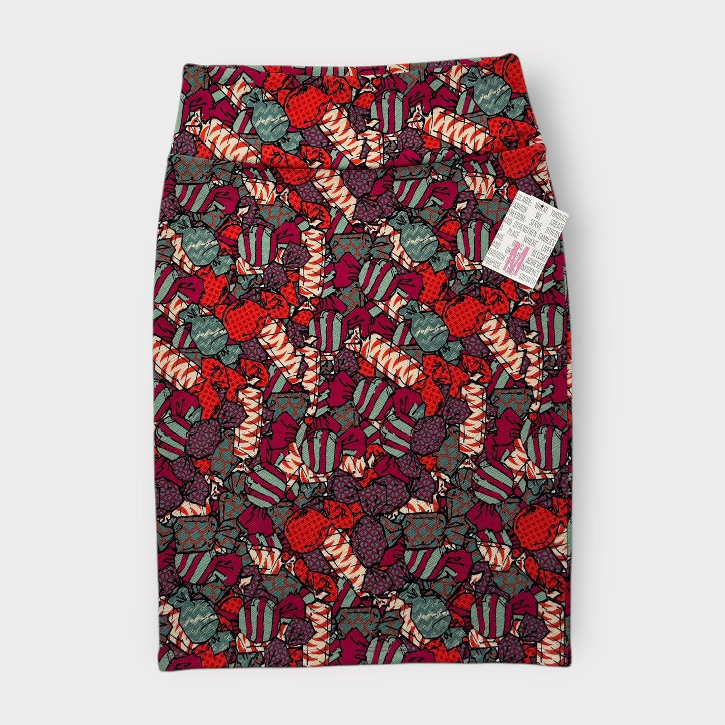 LuLaRoe Cassie Pencil Skirt - Hard Candy Multicolor - Women's M (8-10) - NWT