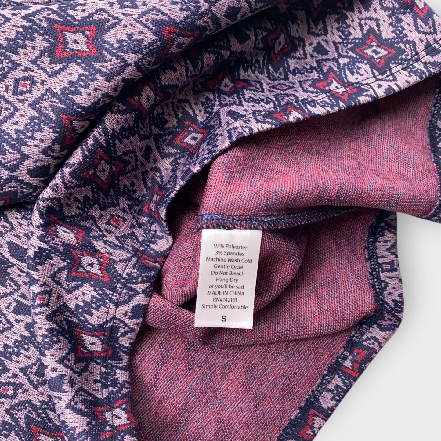 LuLaRoe Cassie Pencil Skirt - Purple Ornate Geometric - Women's S (4-6) - NWT