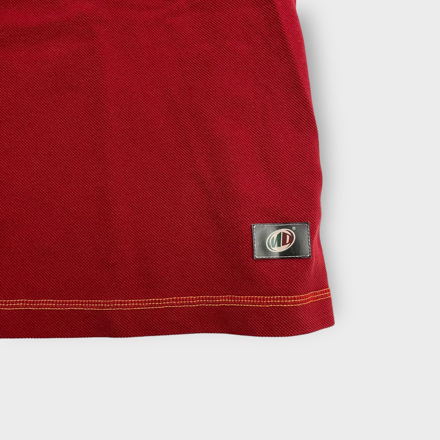 Mountain Dew Men's Short Sleeve Polo Golf Shirt - XL - Red - EUC