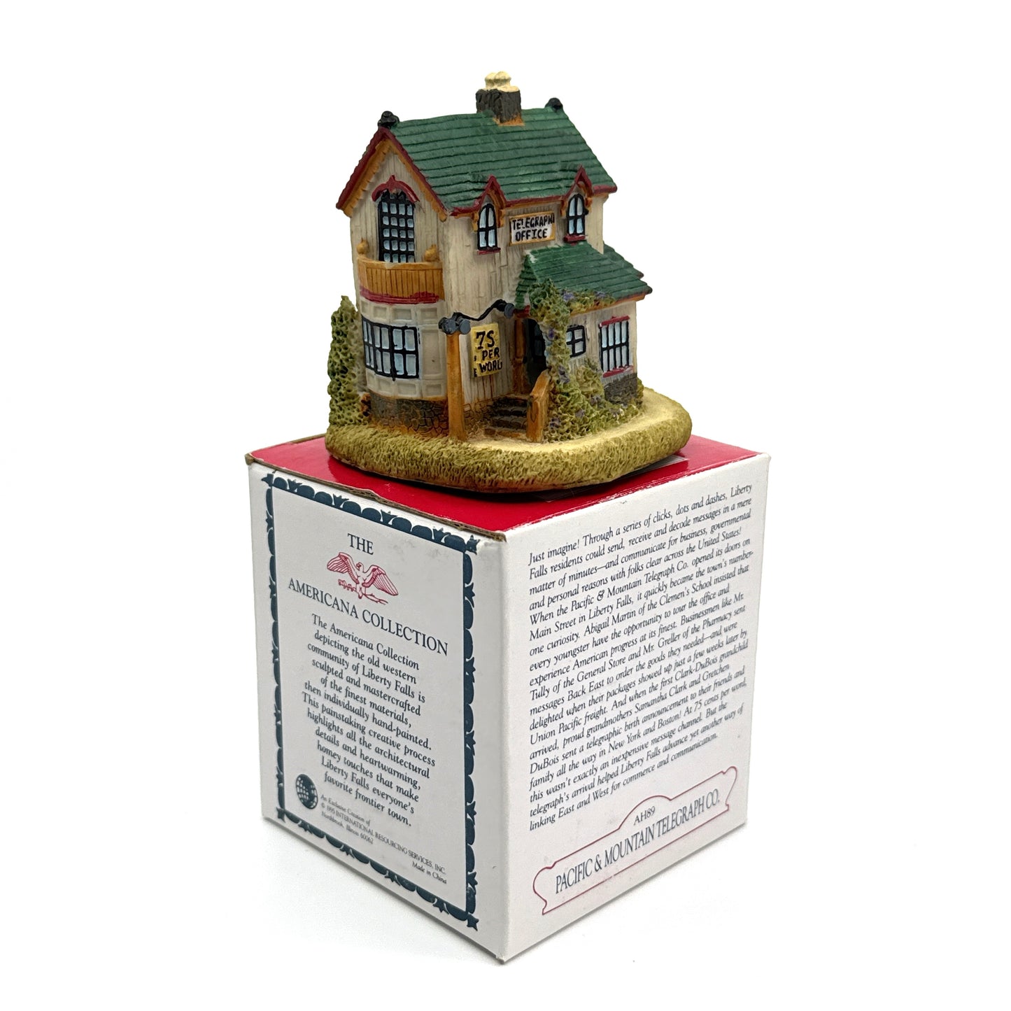 Pacific & Mountain Telegraph Co. | Liberty Falls Americana Collection - AH89 | 1995 | EUC