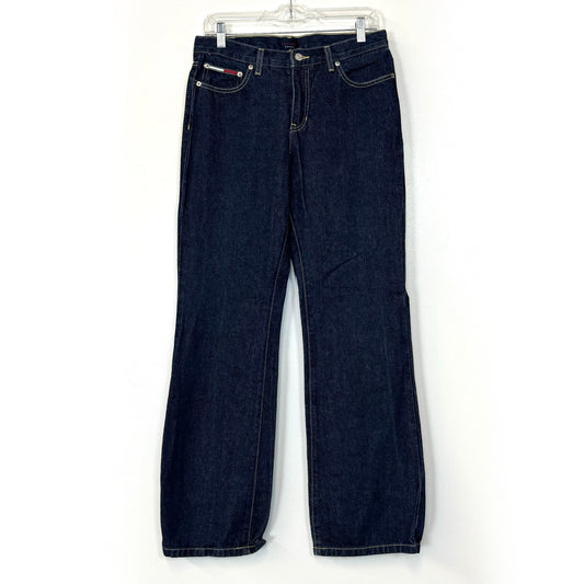 Tommy Jeans – Wide Leg Denim Jeans for Women – Dark Blue Color – Size 11